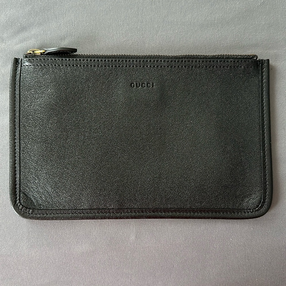 GUCCI Leather Bag Insert/Pouch/Wallet/Wristlet